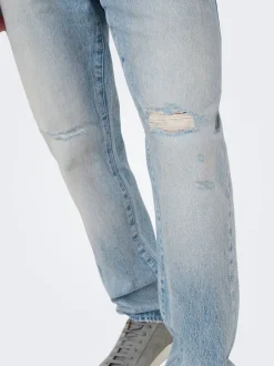 ONSEDGE Mellemhøj talje Straight fit Jeans Jeans|Jeans