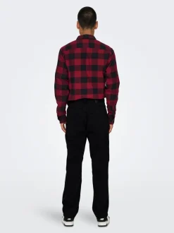 New ONSEDGE Mellemhøj talje Straight fit Jeans Jeans|Jeans