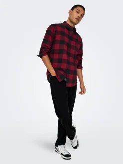 New ONSEDGE Mellemhøj talje Straight fit Jeans Jeans|Jeans