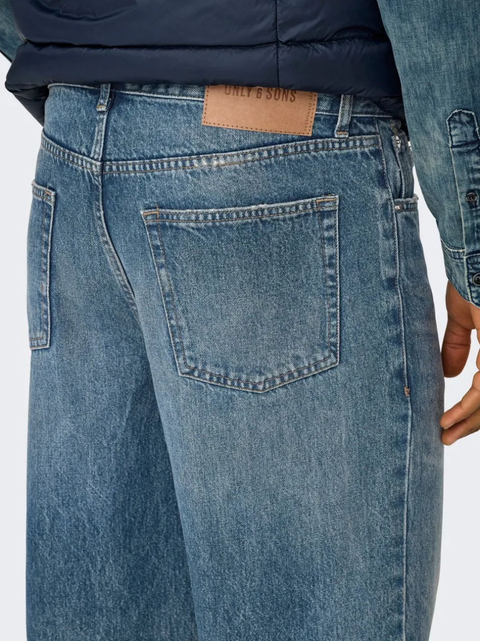 Online ONSEDGE Mellemhøj talje Straight fit Jeans Jeans|Jeans
