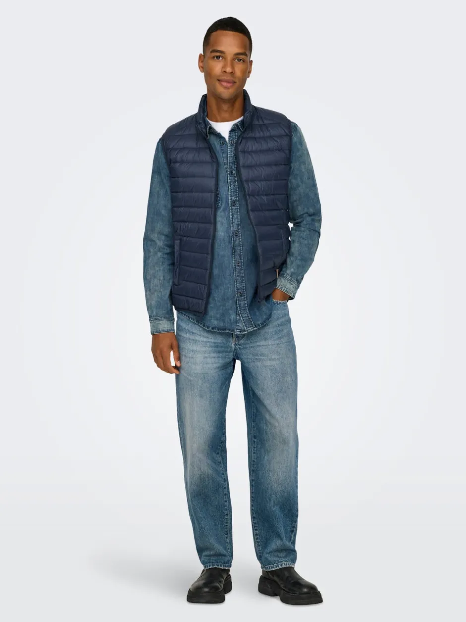 Online ONSEDGE Mellemhøj talje Straight fit Jeans Jeans|Jeans
