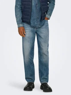 Online ONSEDGE Mellemhøj talje Straight fit Jeans Jeans|Jeans