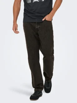 Sale ONSEDGE Mid rise Straight fit Jeans Jeans|Jeans