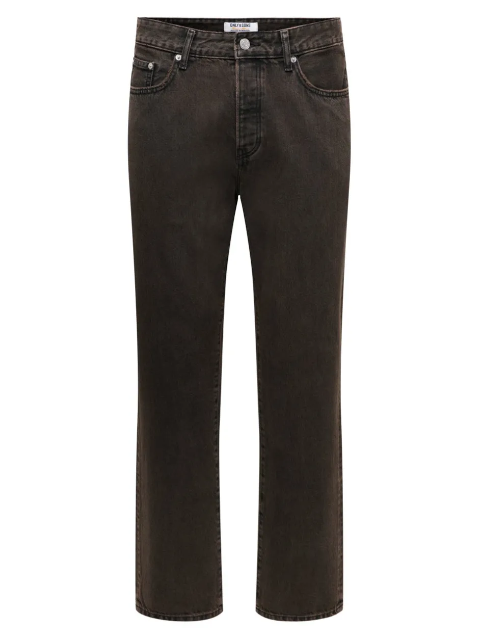 Sale ONSEDGE Mid rise Straight fit Jeans Jeans|Jeans