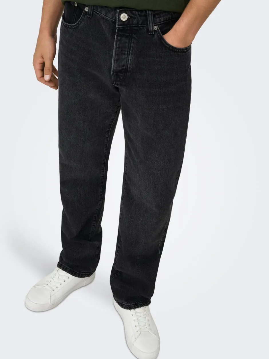 Clearance ONSEDGE Mid rise Straight fit Jeans Jeans|Jeans
