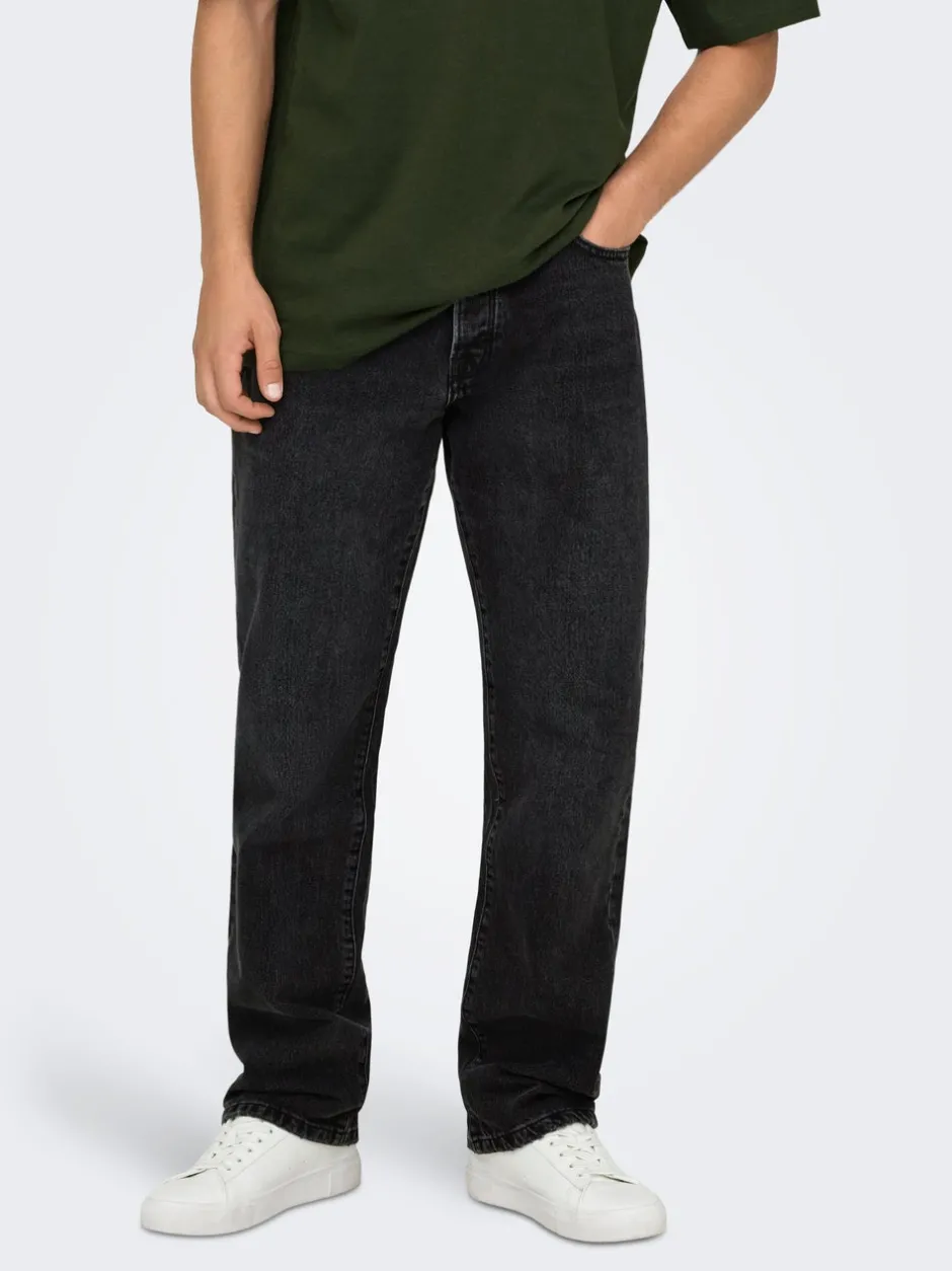 Clearance ONSEDGE Mid rise Straight fit Jeans Jeans|Jeans