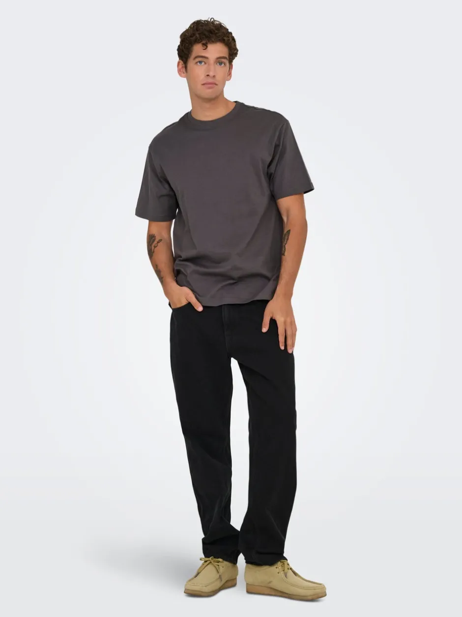 Outlet ONSEDGE Mid rise Straight fit Jeans Jeans|Jeans