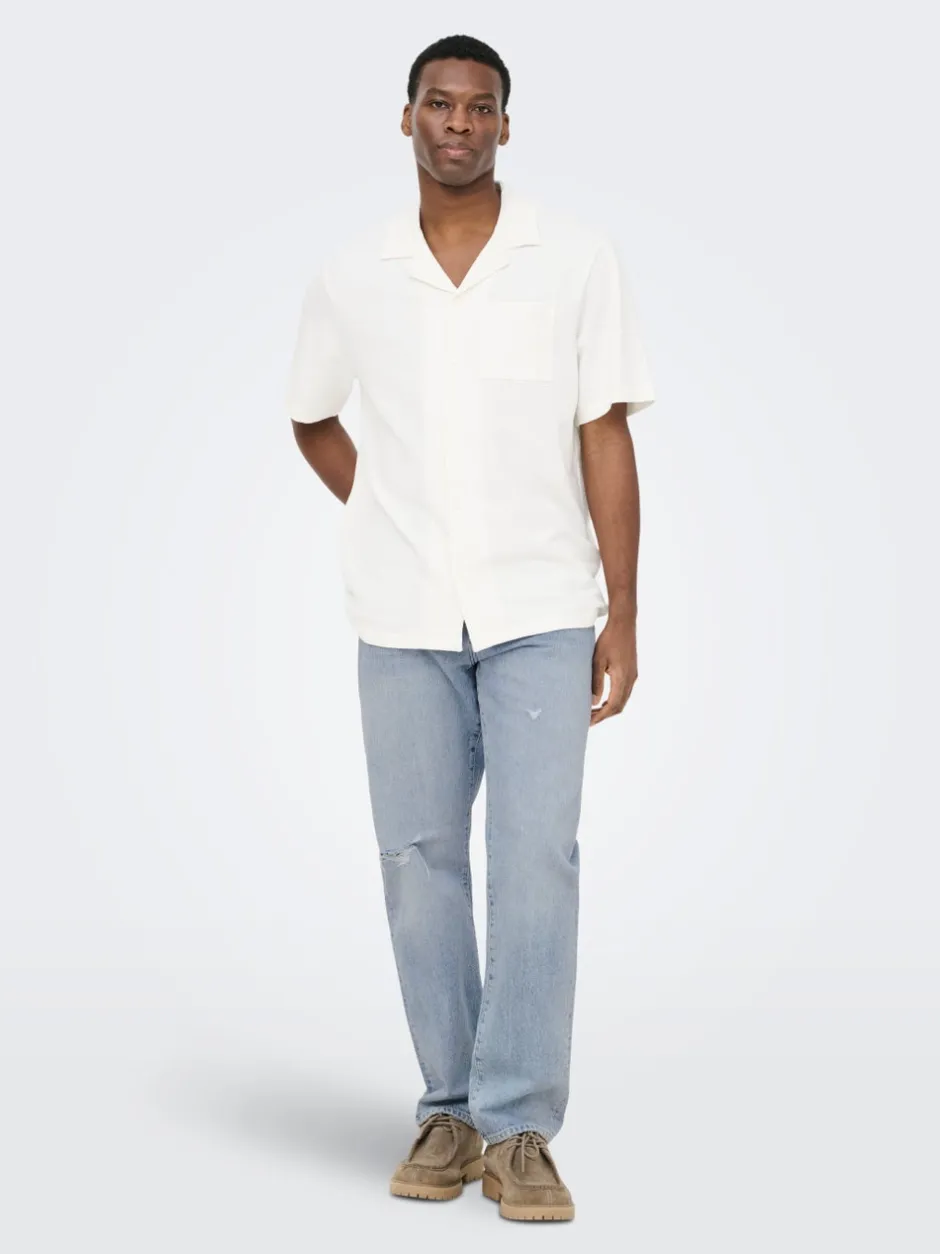 Hot ONSEDGE Mid rise Straight fit Jeans Jeans|Jeans