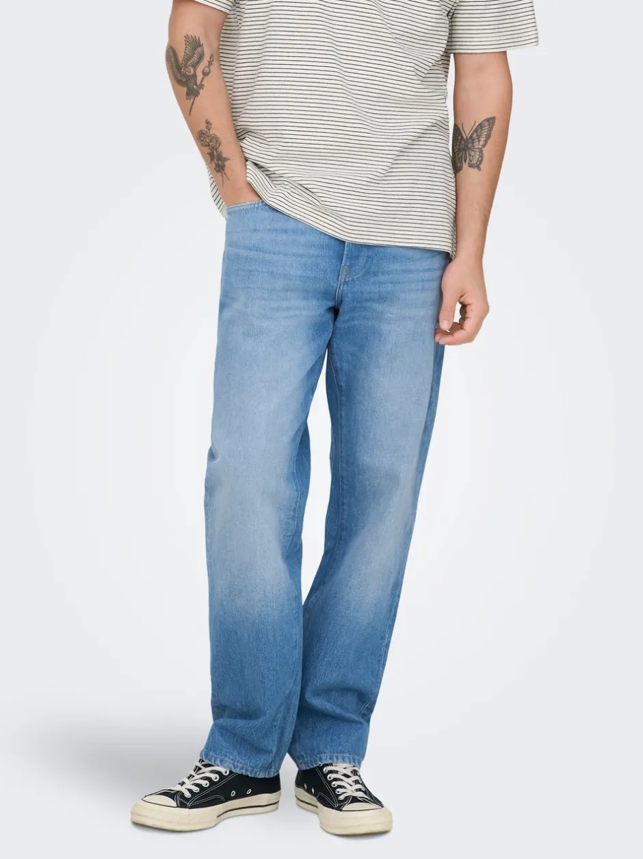 Hot ONSEDGE Mid rise Straight fit Jeans Jeans|Jeans