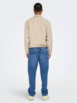 Sale ONSEDGE Mid rise Straight fit Jeans Jeans|Jeans
