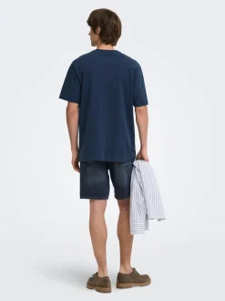 Hot ONSEDGE Mid rise Straight fit Shorts Shorts