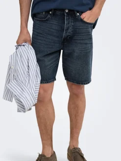 Hot ONSEDGE Mid rise Straight fit Shorts Shorts