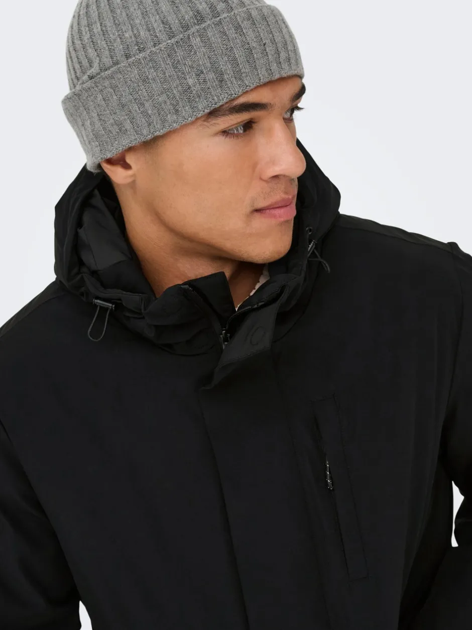 Discount ONSENRICO Lang parka Jakker Og Frakker