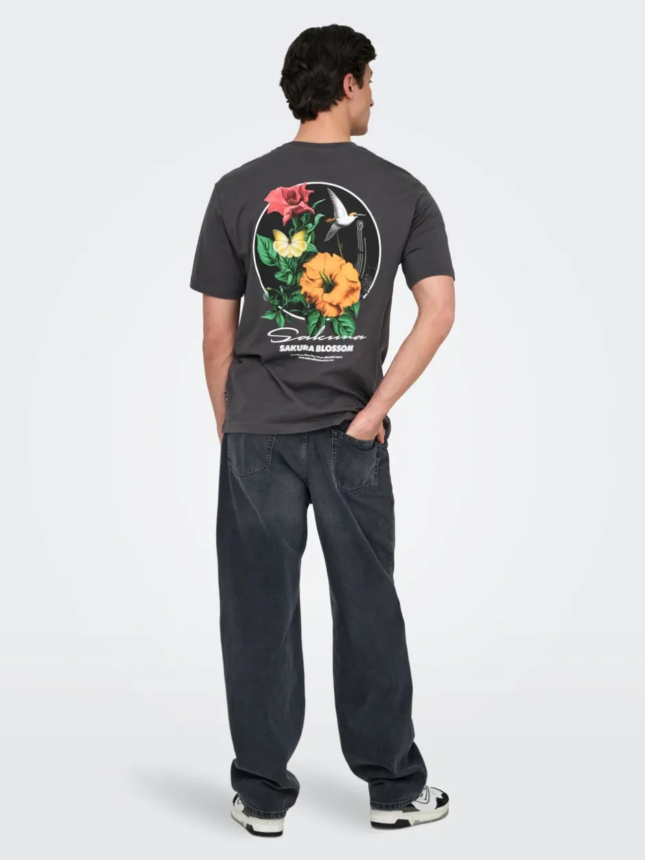 Hot ONSFADE Høj talje Loose fit Jeans Jeans|Jeans