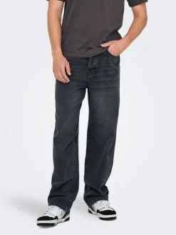 Hot ONSFADE Høj talje Loose fit Jeans Jeans|Jeans