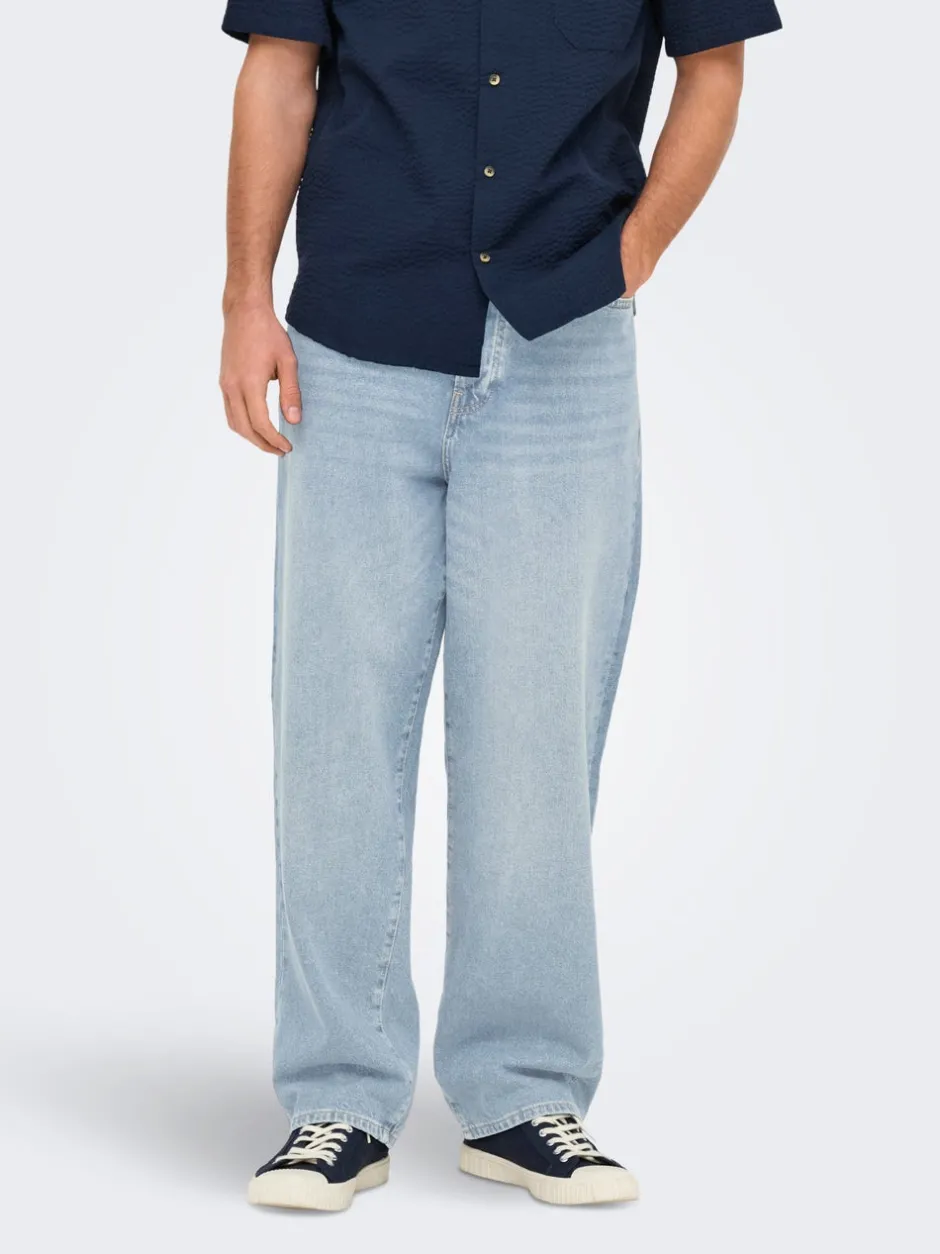 Outlet ONSFADE Høj talje Loose fit Jeans Jeans|Jeans
