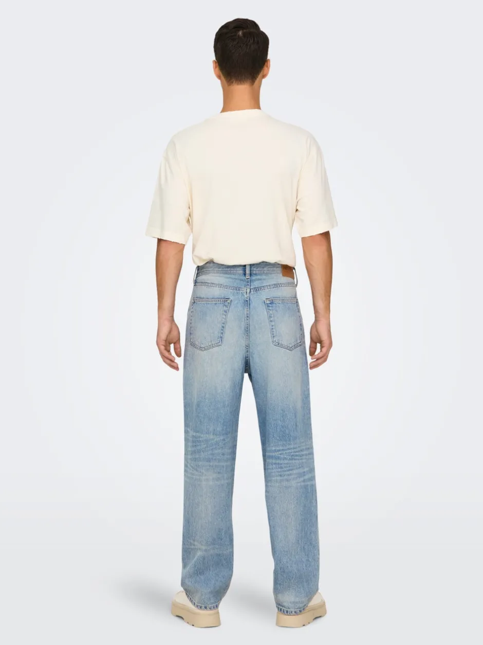 Outlet ONSFADE Mellemhøj talje Loose fit Jeans Jeans|Jeans