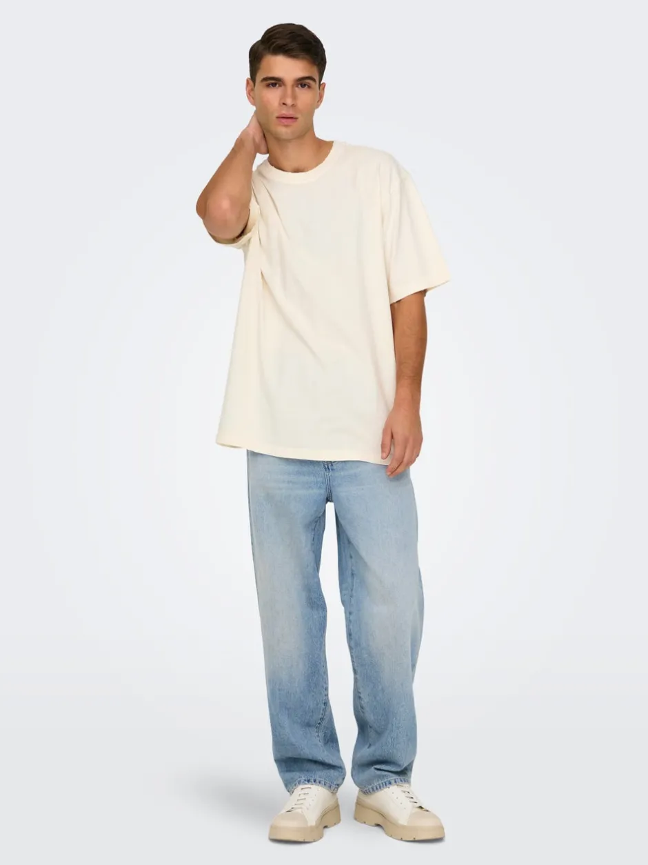Outlet ONSFADE Mellemhøj talje Loose fit Jeans Jeans|Jeans