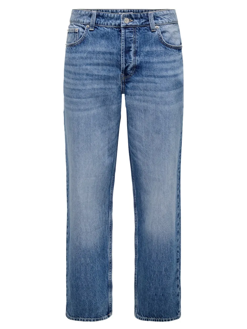 Discount ONSFADE Mellemhøj talje Loose fit Jeans Jeans|Jeans