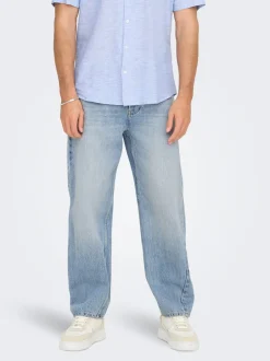 Clearance ONSFADE Mellemhøj talje Loose fit Jeans Jeans|Jeans