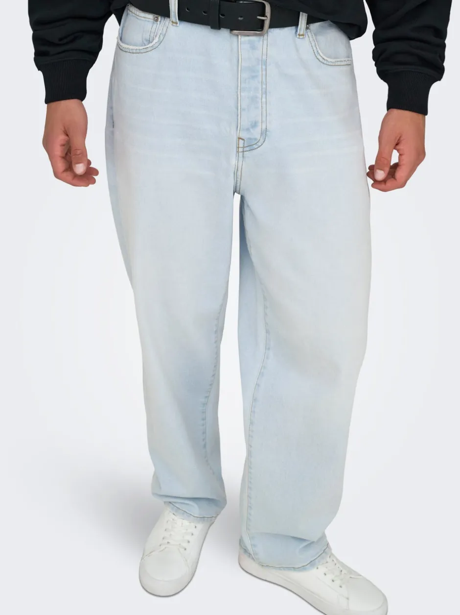 Outlet ONSFADE Mid rise Loose fit Jeans Jeans|Jeans