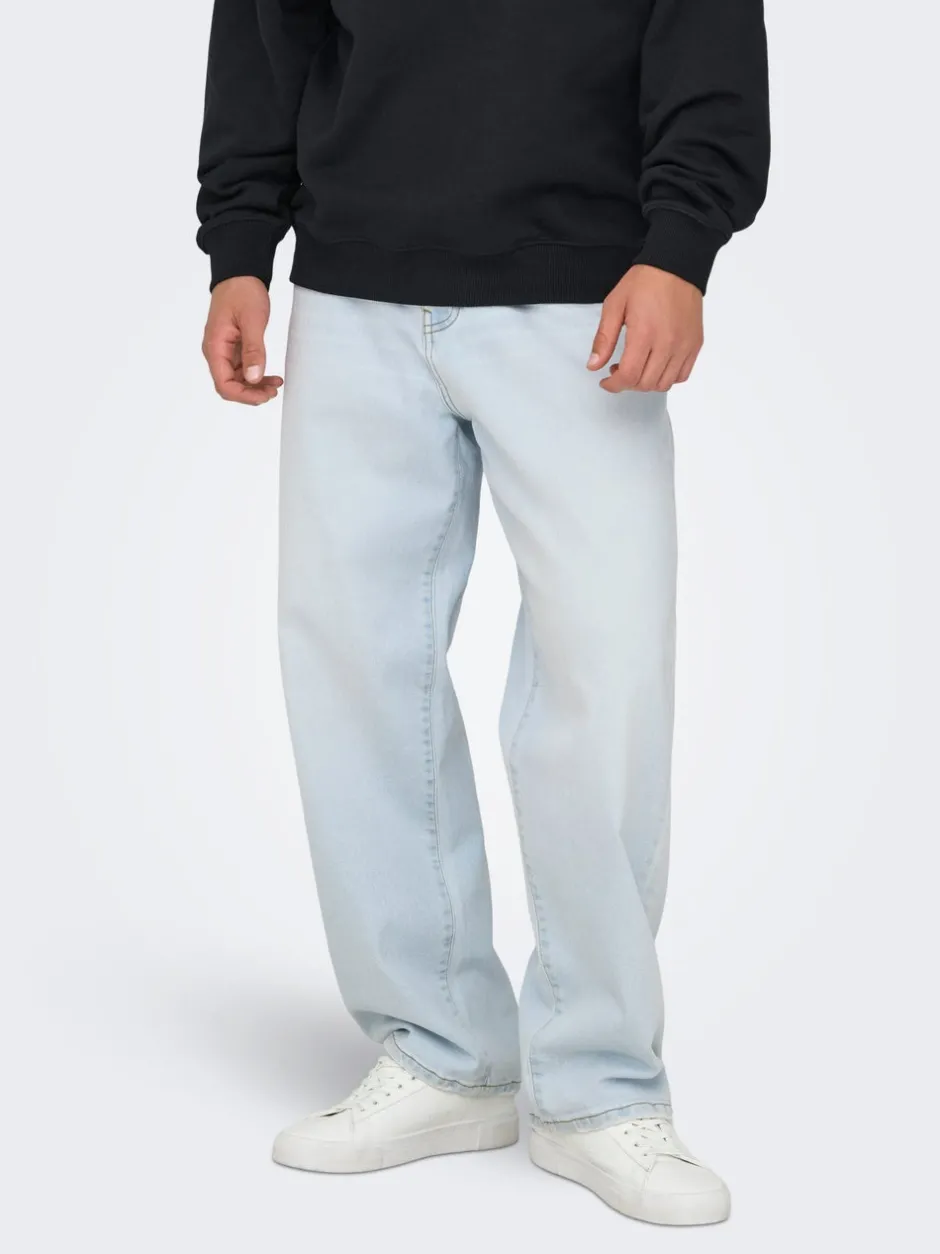 Outlet ONSFADE Mid rise Loose fit Jeans Jeans|Jeans
