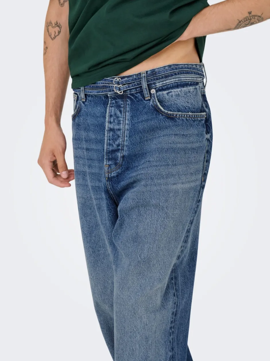 Sale ONSFADE Mid rise Loose fit Jeans Jeans|Jeans