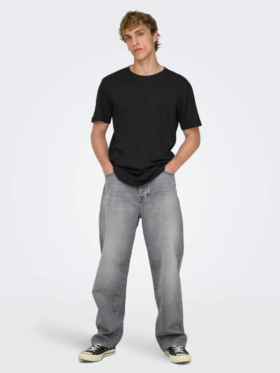 Sale ONSFADE Mid rise Loose fit Jeans Jeans|Jeans