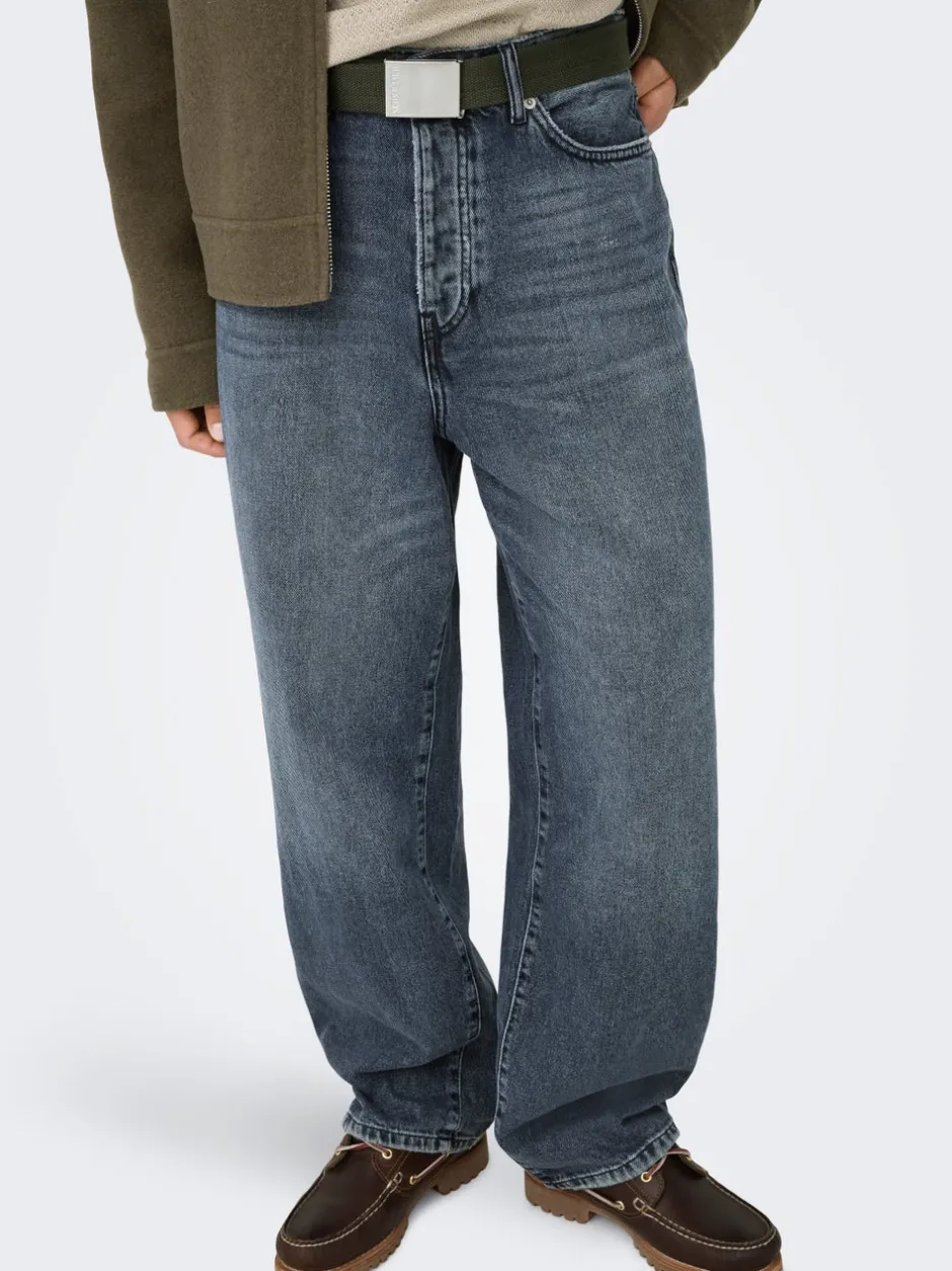 Hot ONSFADE Mid rise Loose fit Jeans Jeans|Jeans
