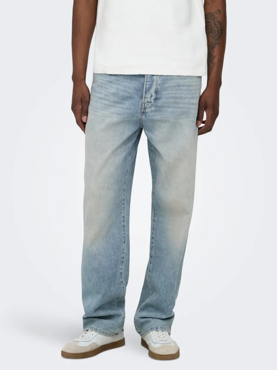 Outlet ONSFADE Mid rise Loose fit Jeans Jeans|Jeans