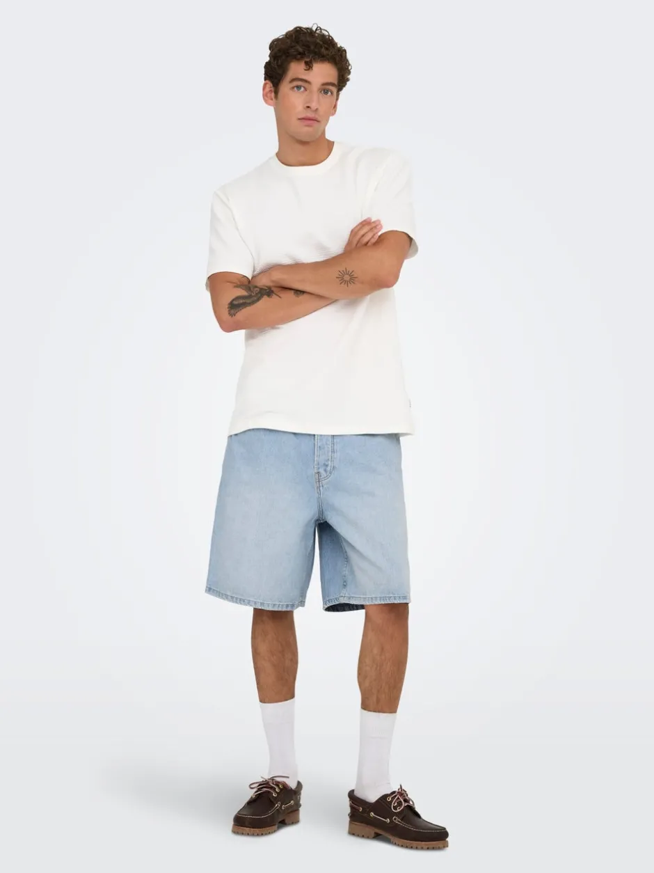 Hot ONSFADE Mid rise Loose fit Shorts Shorts