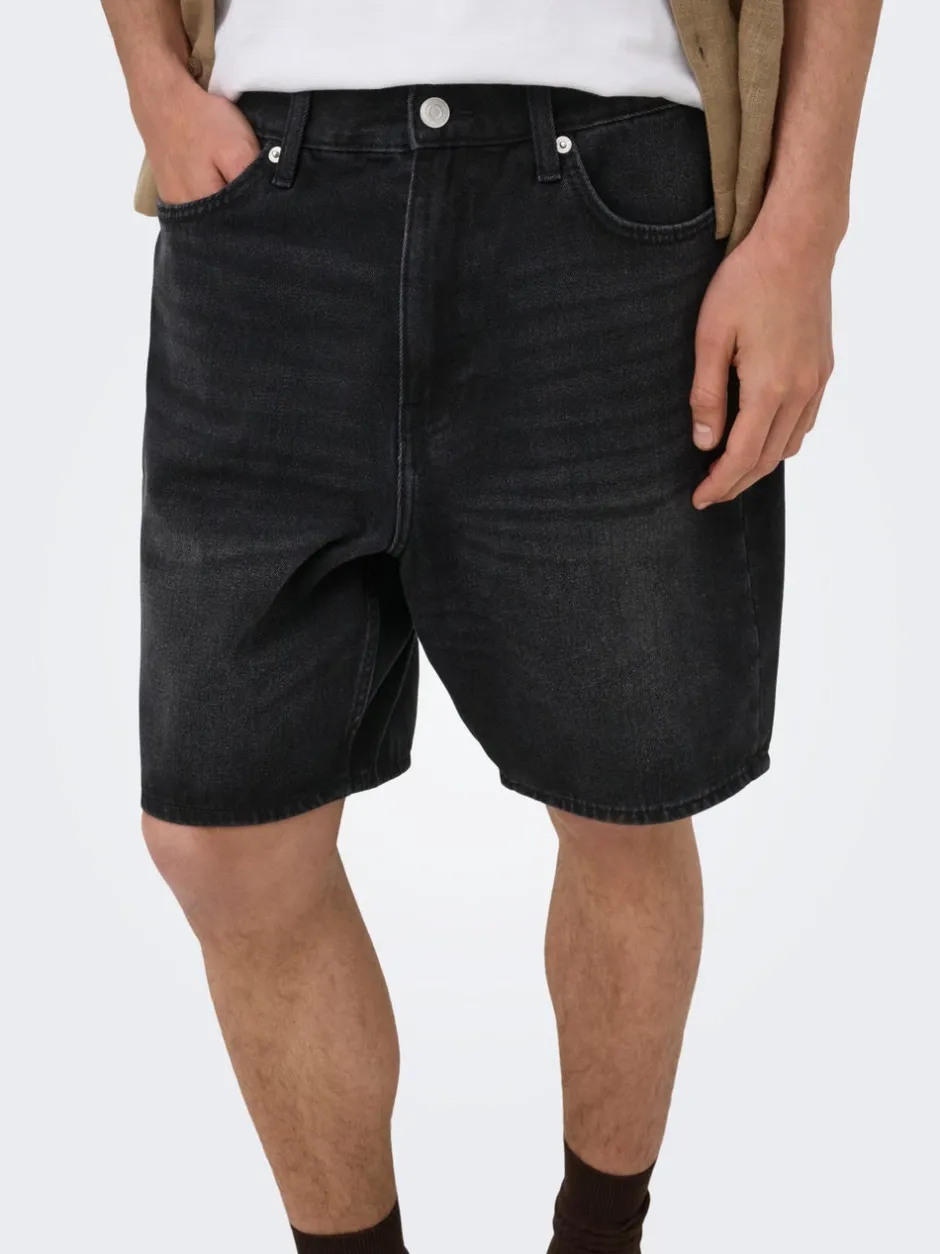 Sale ONSFADE Mid rise Straight fit Shorts Shorts