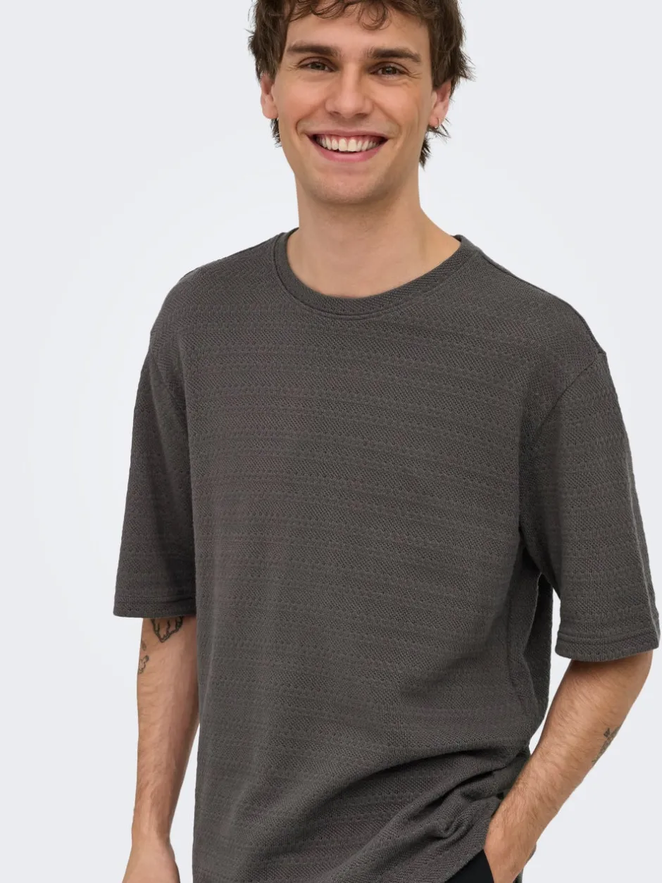 New ONSGIVO Strikket top Strik|T-Shirts