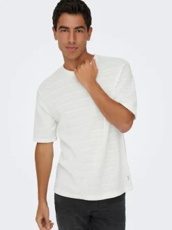Sale ONSGIVO Strikket top Strik|T-Shirts