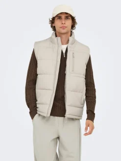 Sale ONSJAKE Quiltet vest Jakker Og Frakker