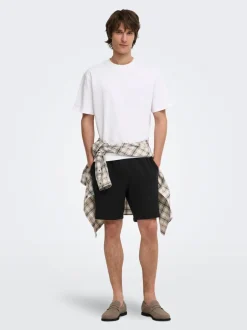 Outlet ONSKIAN Mellemhøj talje Straight fit Shorts Shorts