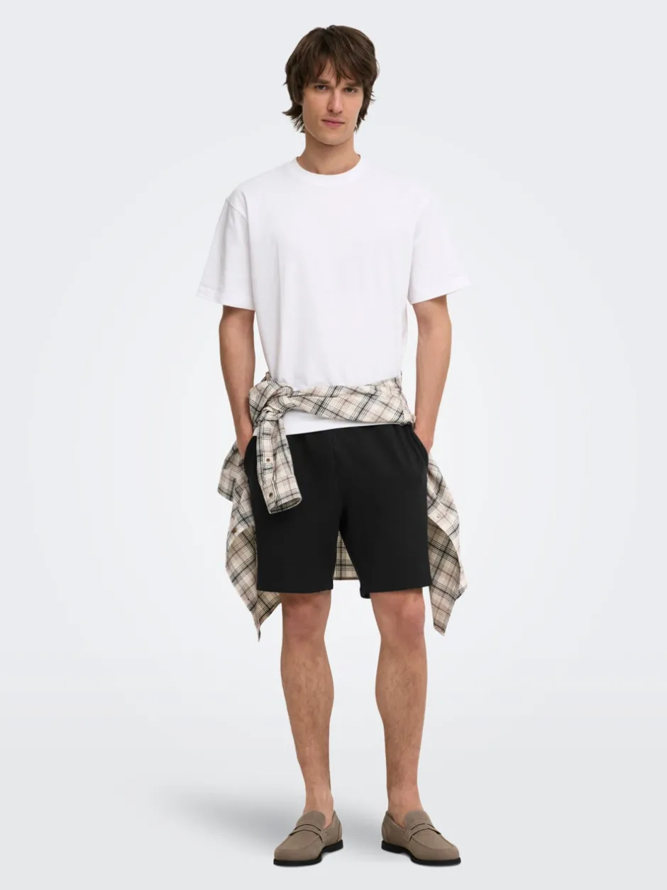 Outlet ONSKIAN Mellemhøj talje Straight fit Shorts Shorts
