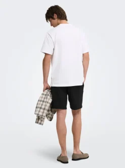 Outlet ONSKIAN Mellemhøj talje Straight fit Shorts Shorts