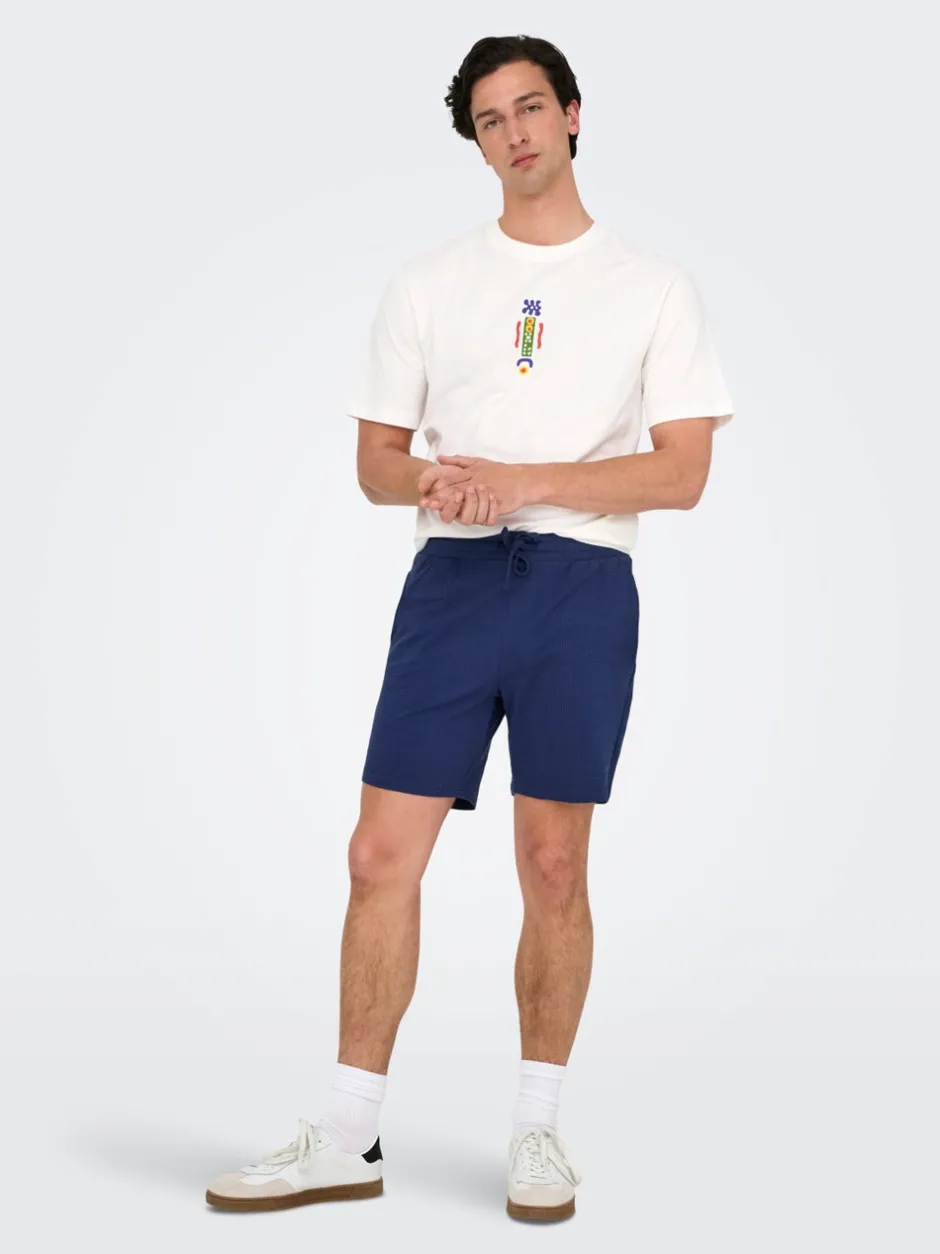 Hot ONSKIAN Mellemhøj talje Straight fit Shorts Shorts