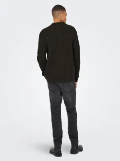 Online ONSKICKER Strikket poloshirt Strik