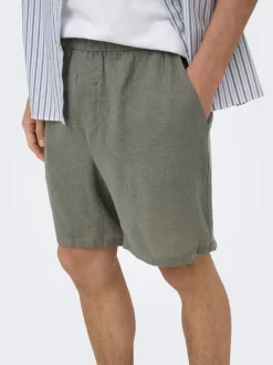 Hot ONSLAURENCE Regular fit Hør Shorts Shorts