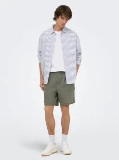 Hot ONSLAURENCE Regular fit Hør Shorts Shorts