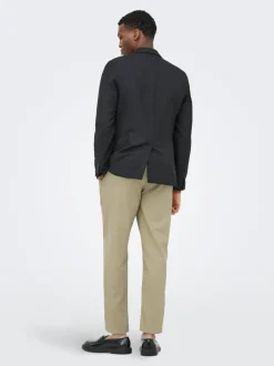 Hot ONSLEO Tapered fit - cropped Hør Chinobukser Bukser