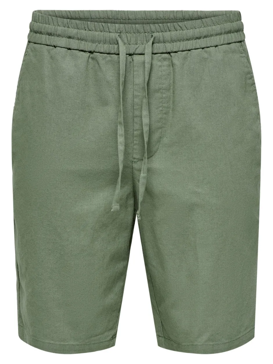 Online ONSLINUS Regular fit Hør Shorts Shorts