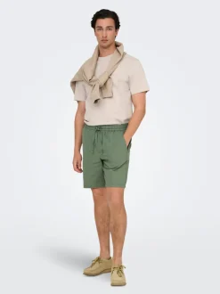 Online ONSLINUS Regular fit Hør Shorts Shorts