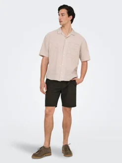 Clearance ONSLINUS Regular fit Hør Shorts Shorts