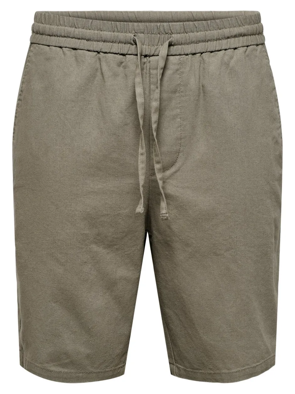 Hot ONSLINUS Regular fit Hør Shorts Shorts