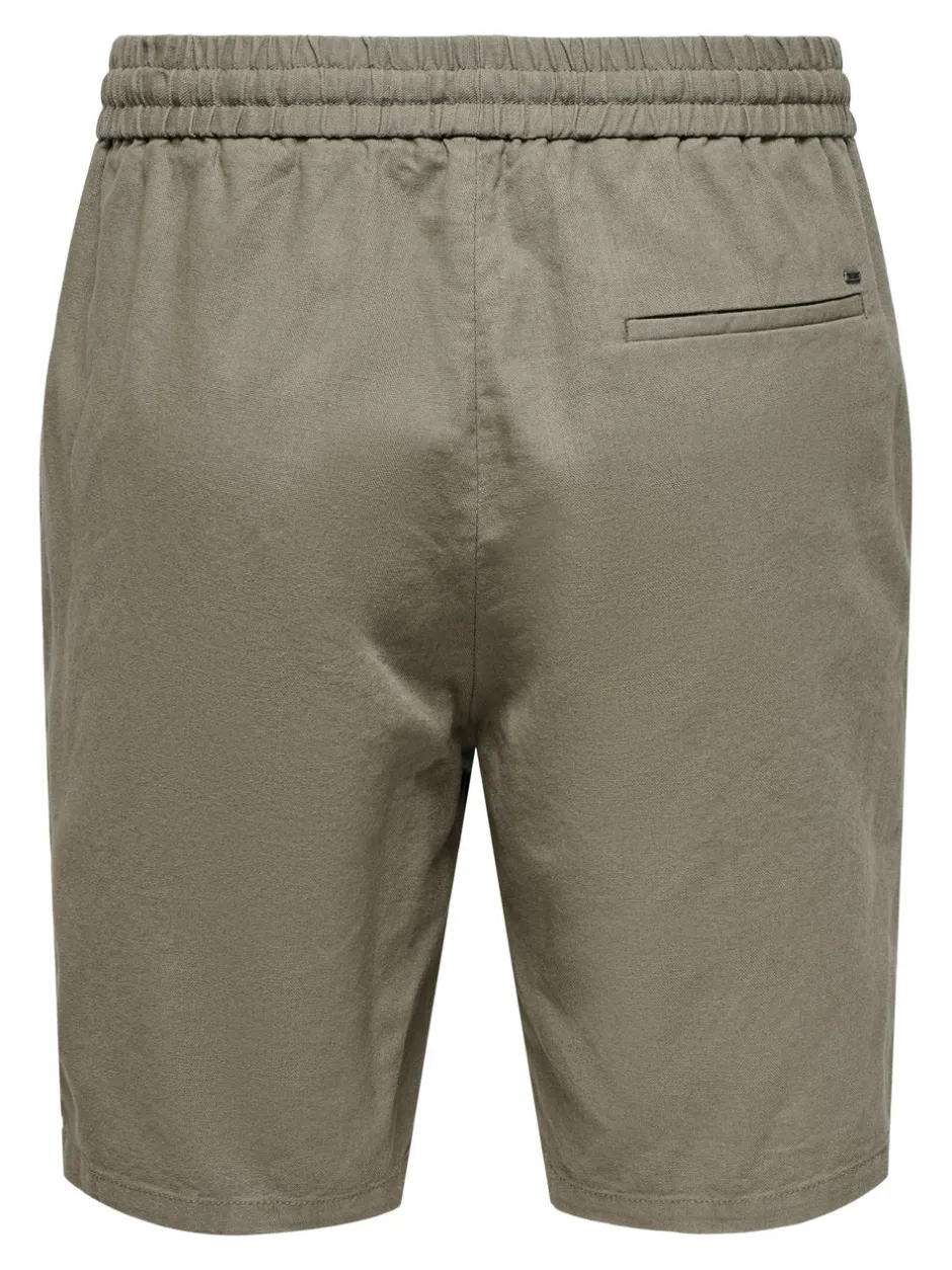 Hot ONSLINUS Regular fit Hør Shorts Shorts