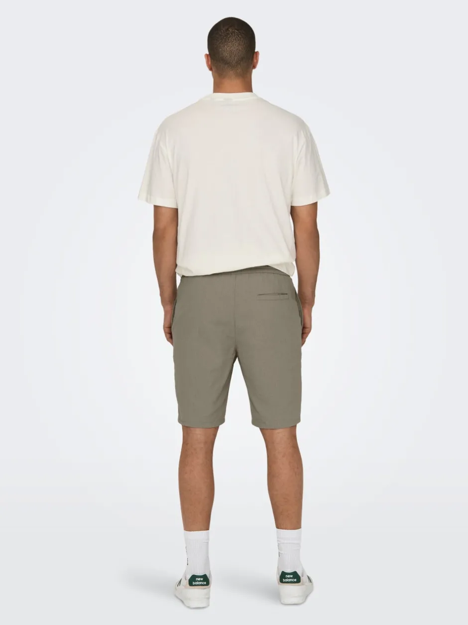 Hot ONSLINUS Regular fit Hør Shorts Shorts