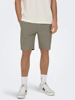 Hot ONSLINUS Regular fit Hør Shorts Shorts